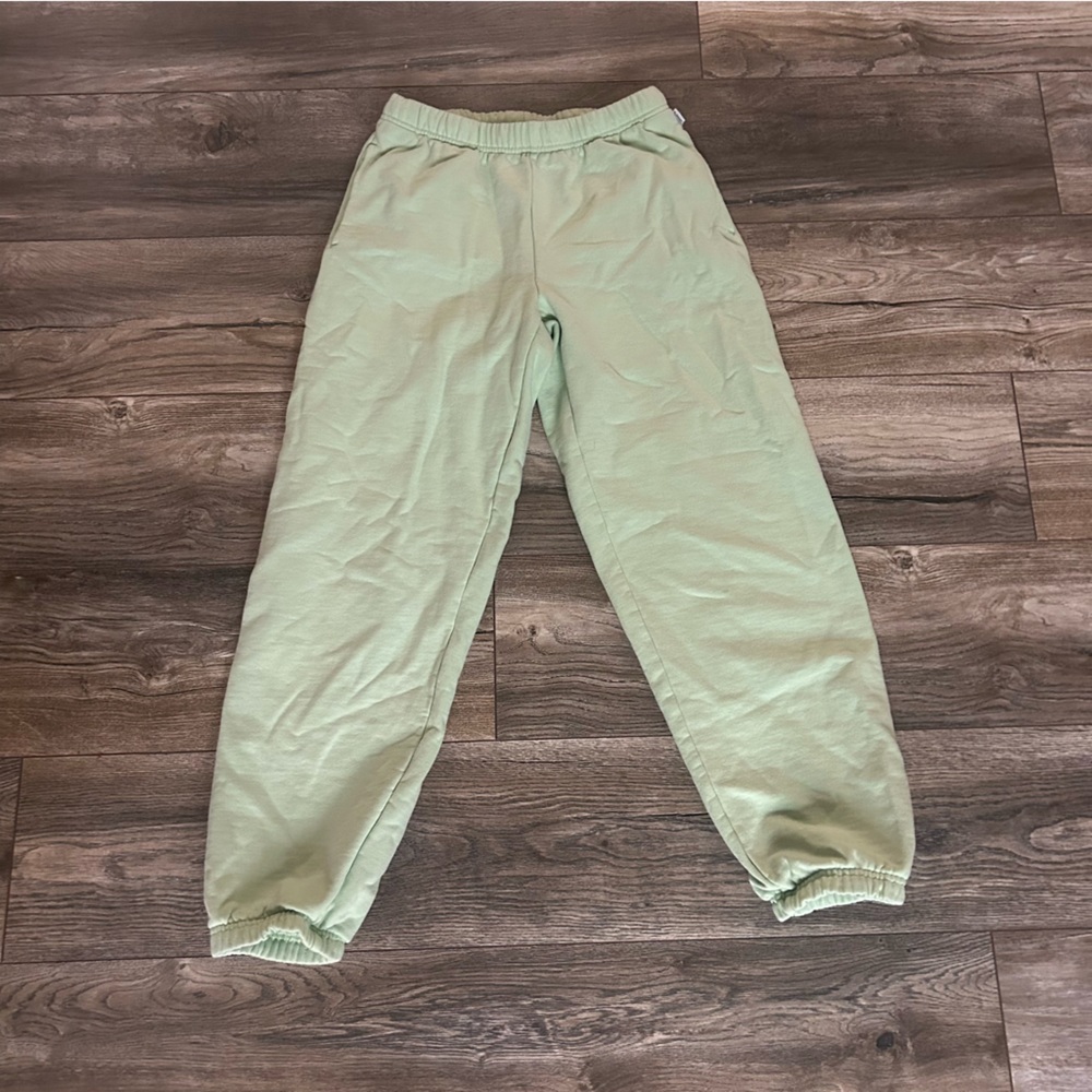 Tna cool green extra fleece sweatpants (matching sweater listed on account)